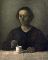 Vilhelm Hammershoi - Portrait of Ida Hammershoi
